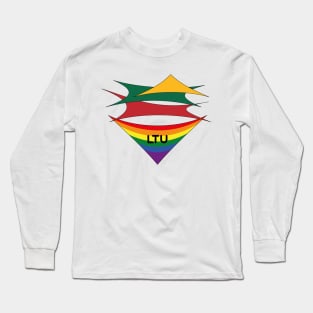 Lithuania pride flag Long Sleeve T-Shirt